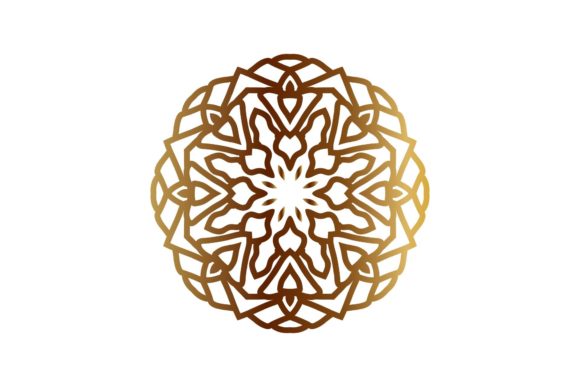 Ornamental Mandala Retro Style