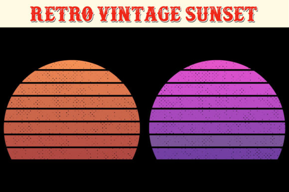Retro Empty Vintage Circle