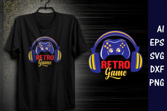 Retro Game T-Shirt Design