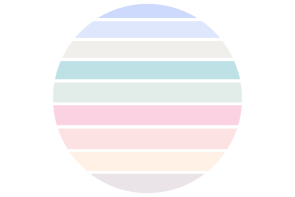 Retro Sunset Vintage - Full Circle
