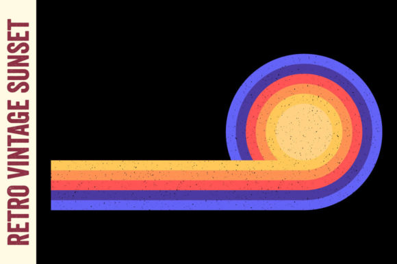 Retro Vintage Sunset Summer Wave Surf